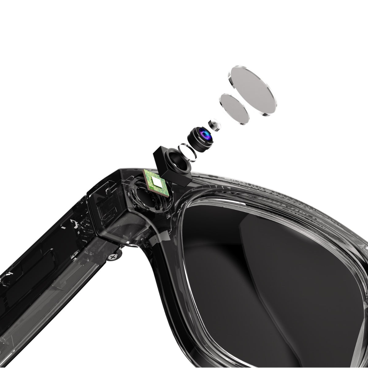 AI Smart Glasses with HD Camera – Voice Calls, Translation & Object Recognition