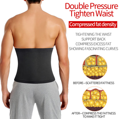 Men's Sauna Waist Trainer & Sweat Belt – Slimming Body Shaper