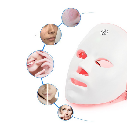 LED Skin Rejuvenation Facial Device – Color Light Therapy for Brighter, Firmer Skin