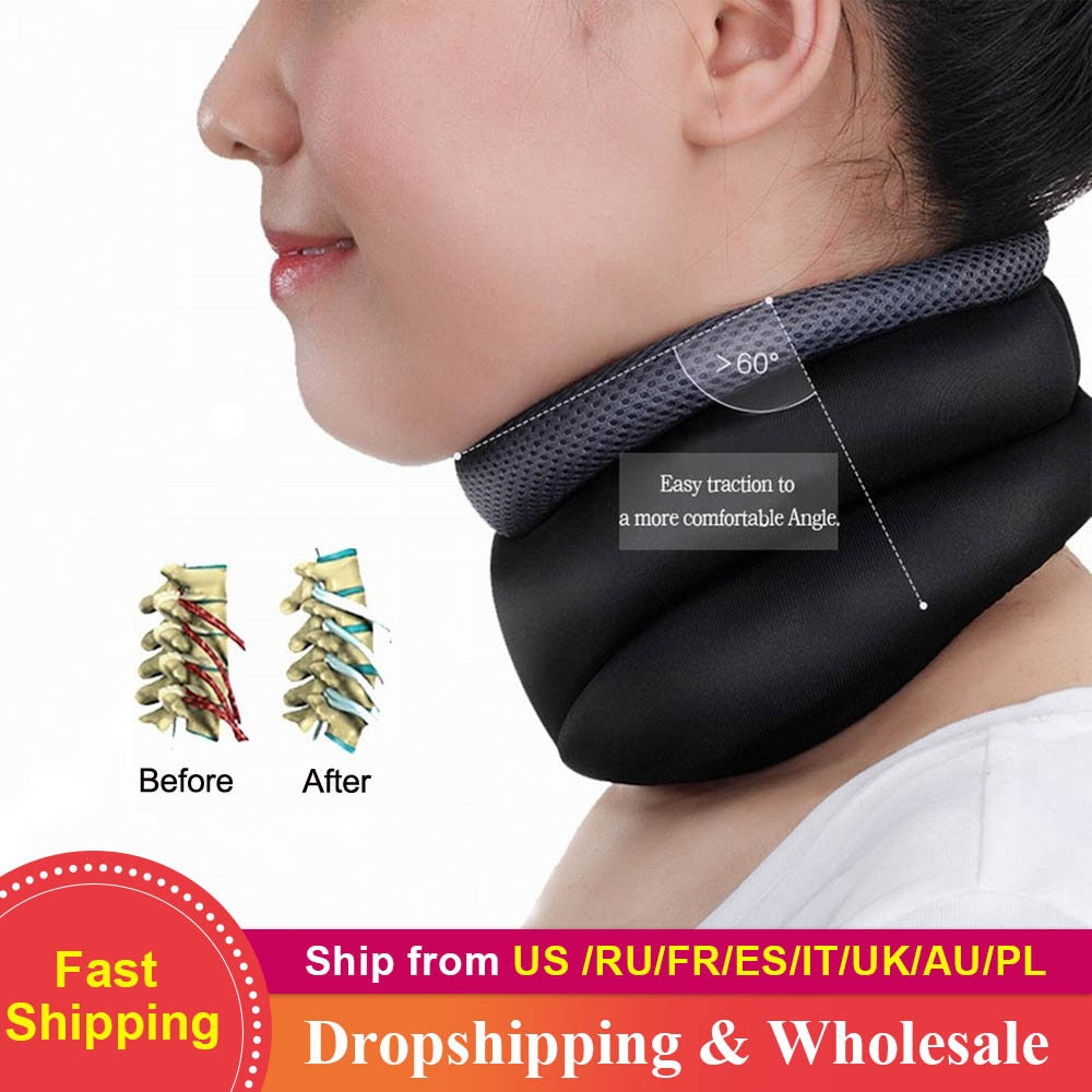 Magnetic Cervical Neck Support Brace – Posture Corrector & Pain Relief Strap