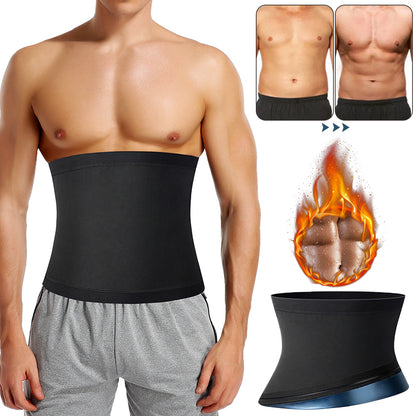Men's Sauna Waist Trainer & Sweat Belt – Slimming Body Shaper