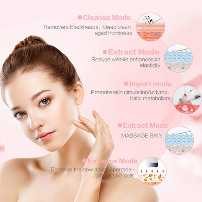 Ultrasonic Skin Scrubber & Pore Cleanser Device